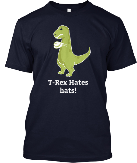 T-Rex hates hats